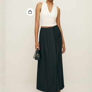 Reformation Lucy Skirt Black 6 NWT